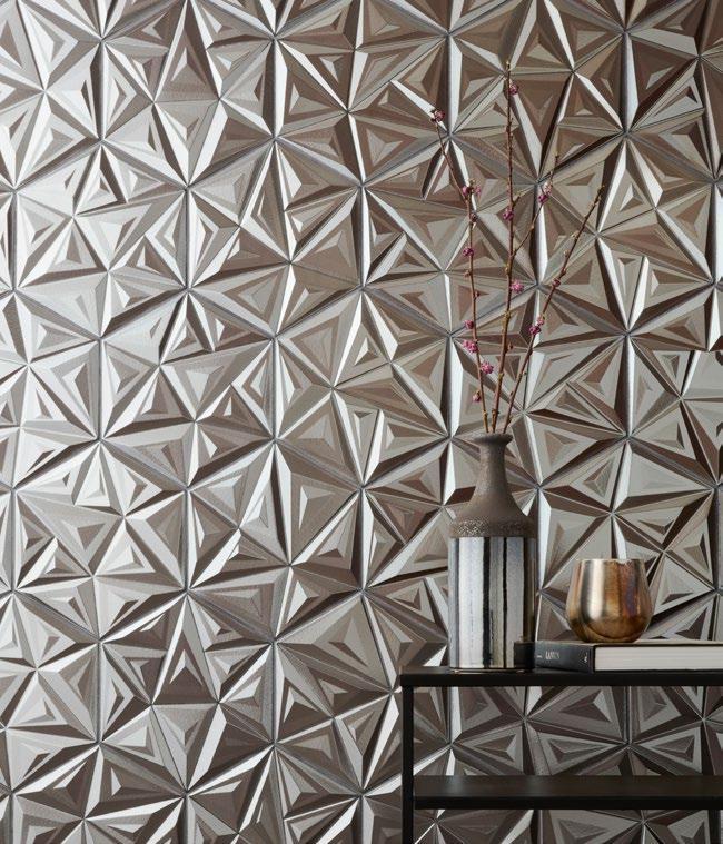 YAR A Yara Metal hex ceramic wall tiles transform regular walls into statement pieces.