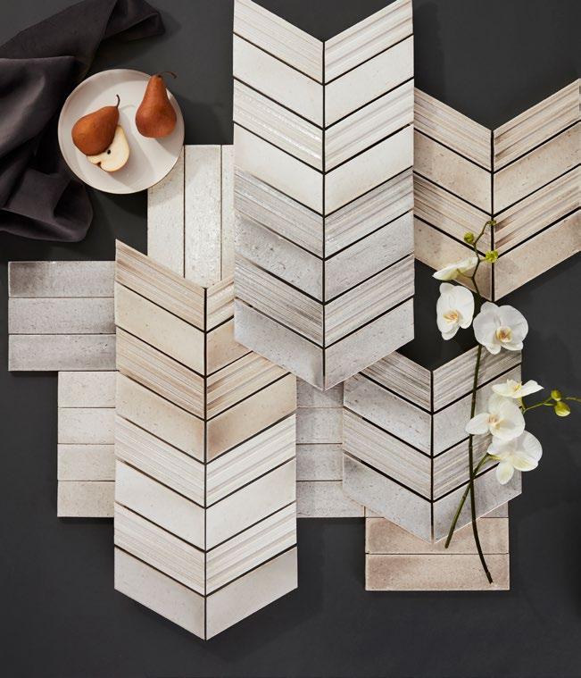 ASHLAR GLAZED BRICK Exclusive to The Tile Shop, the Ashlar collection displays a handmade look that is popular in home decor and design.