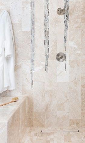QUEEN BEIGE MARBLE Update your home with the luxurious and established look of the Queen Beige marble tile.