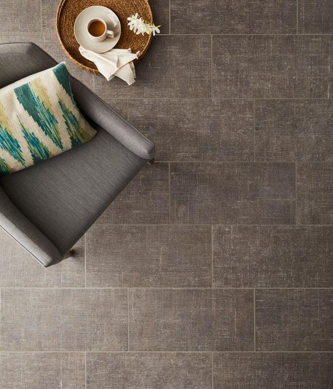 ARIA BURLAP Your desire for a wall or floor that stands out is perfectly reflected in the Aria Burlap porcelain tile. An extraordinary innovation, these 12 24 in. and 2 in.