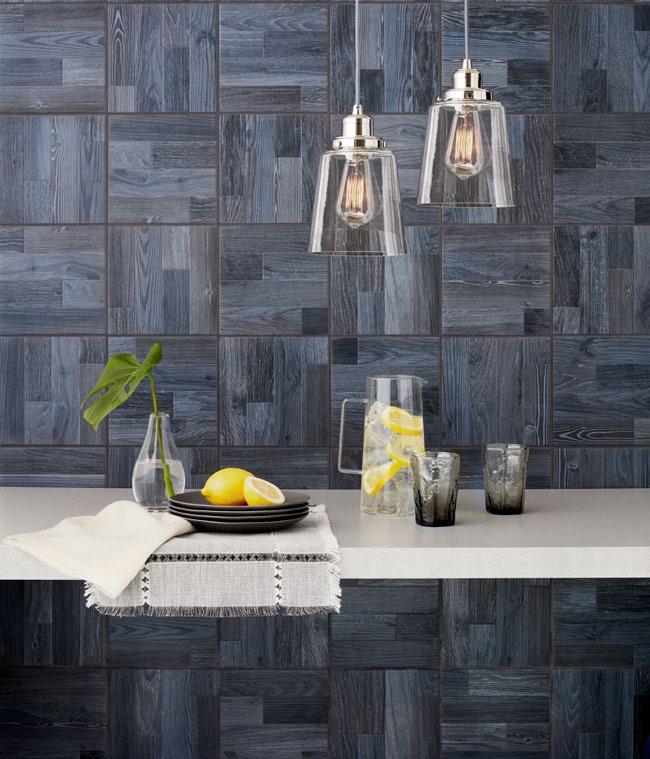 PATCHWOOD The wood floor of your dreams now comes in a durable, easy-to-maintain porcelain tile.
