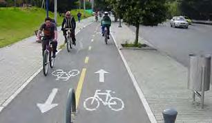 Cycle Track Physically separated facilities solely for use by