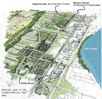 Planning and Policy Context Fruitland-Winona Secondary Plan (2013) Lands south of