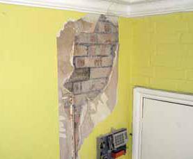 safe and plasterwork will not be cracked.