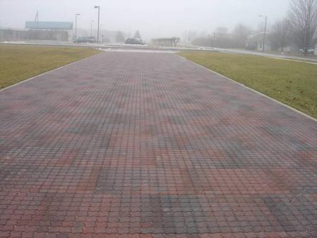 through permeable joint material A strong and durable paving