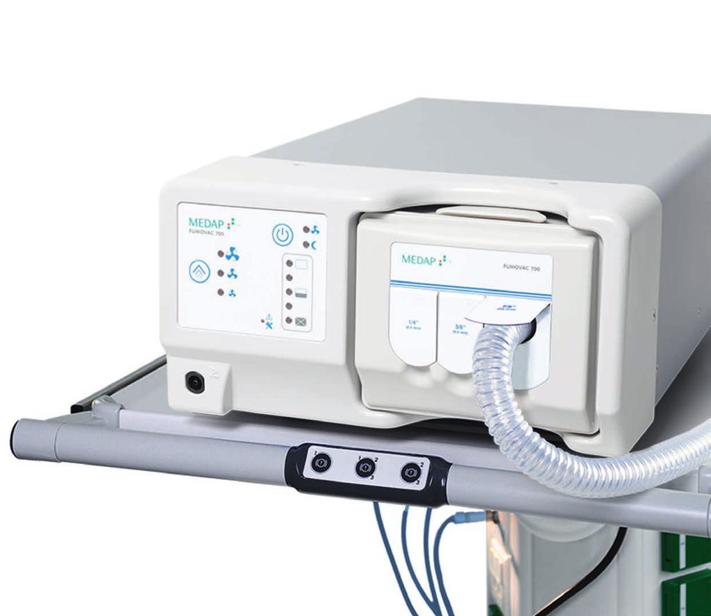 Accessories for a variety of To ensure an optimum workflow, there is a remote control available that only activates the smoke evacuation device when surgical smoke develops.