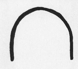 Parts of an arch: Shapes of an arch: basket-handle cusped Gothic horseshoe Adobe: Sun-dried brick made of clay with straw as a bonding