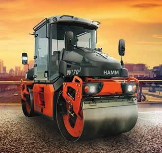 ORIGINAL HAMM DRUM ROLLING PROGRESS Whereas in the 1800 s horses pulled cast-iron rollers over roads, today hi-tech HAMM machines deliver optimal performance on asphalt.