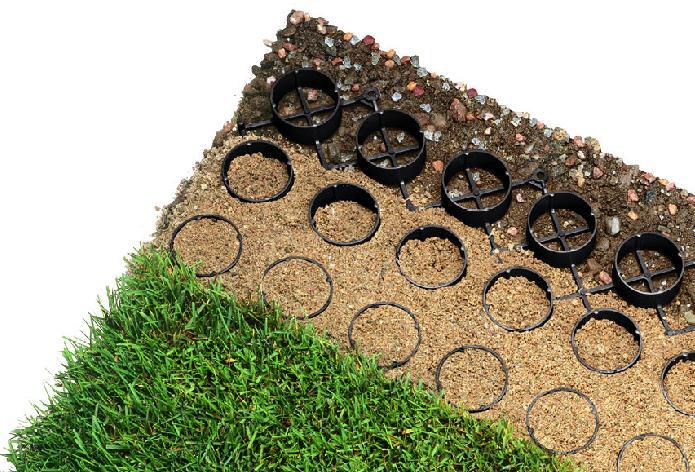 Flexible Pervious Grass Pavers Sand fill Polymer/fertilizer