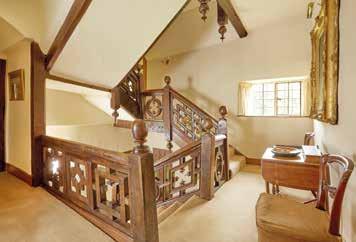 The elegant Jacobean staircase is an extremely important feature of the