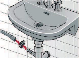 Do not connect to the mixer tap of an unpressurised hot-water boiler. Do not use a used inlet hose. Only use the inlet hose supplied or one which was purchased from an authorised specialist dealer.