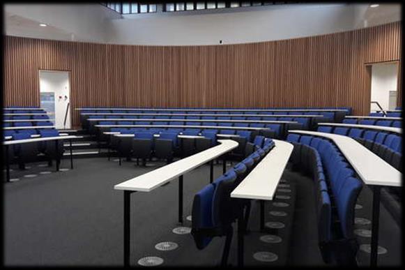 The two main lecture theatres will be the Oliver Thompson Lecture Theatre and a new 240-seat horseshoe lecture theatre.