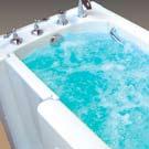 Tee Heater The water jetted tub will keep the water temperature at a constant level throughout your entire bath session to
