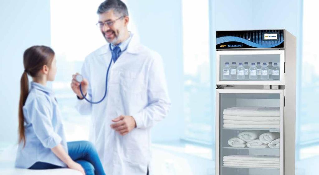 The warming cabinets have been designed to bring the surgical fluids and solutions and or blankets, bags, solutions in plastic and glass containers to the temperature levels required for the