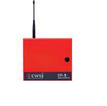 retransmits low power radio signals from other CWSI wireless initiating devices, repeaters and control panels.