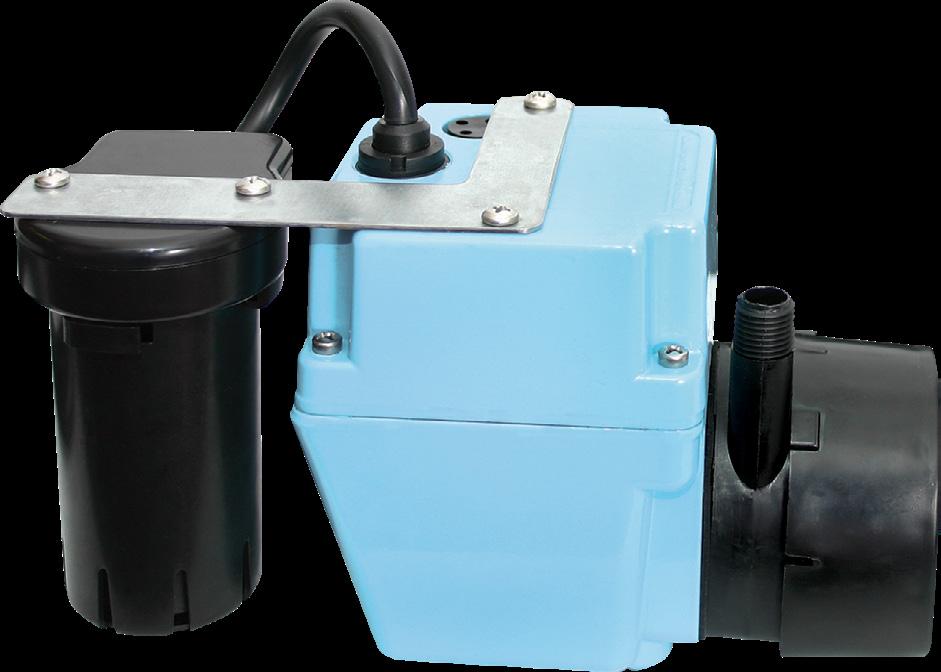 2- SERIES APPLICATIONS Utilizing a sealed submersible pump, the 2- is ideal for in-pan placement for condensate removal.