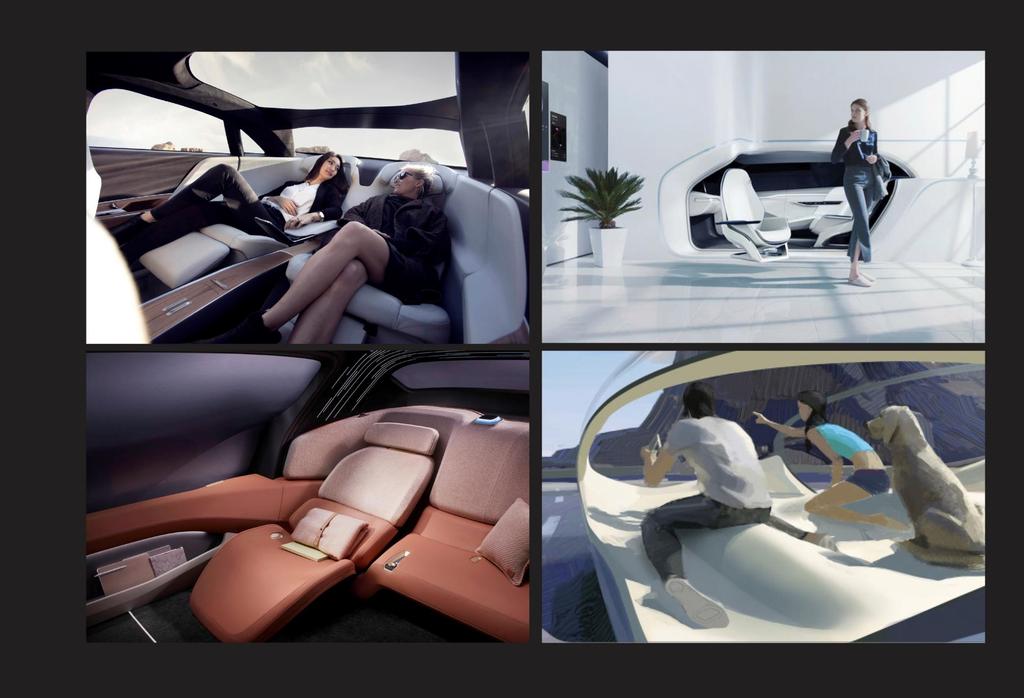 CURRENT TRENDS IN AUTOMOTIVE INTERIOR The current automotive interior concepts define only the way we would travel in the future but
