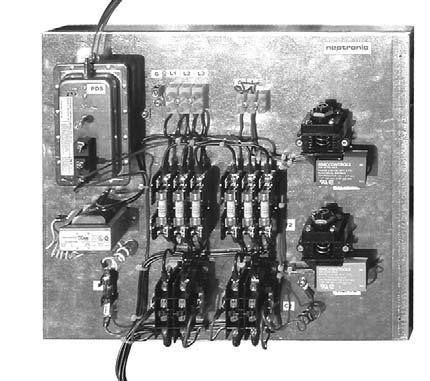 by code, otherwise optional - Disconnect switch when required by code, otherwise optional Operation: A pneumatic signal from a pneumatic thermostat activates the different stages of the electric