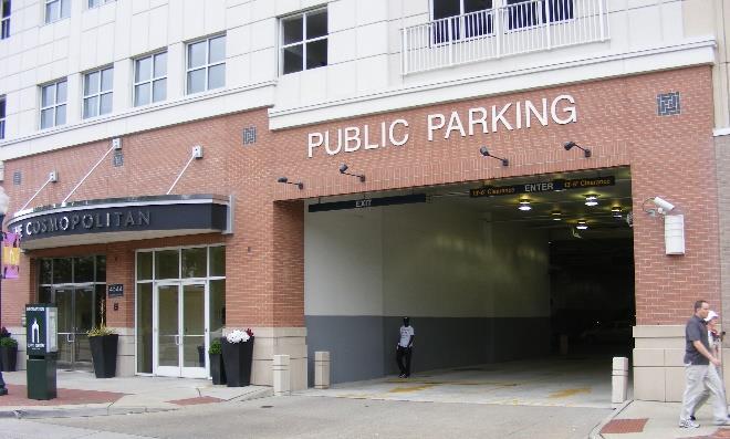 PARKING GARAGE SIGNS Number, Size, Type and Placement Based on Design Guidelines Pedestrian scale for