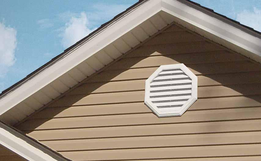 Durable, water resistant and easy to install, tons of styles and colors make our vents a perfect match for any finishing touch project.