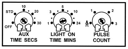 OPERATING INSTRUCTIONS When a detector is activated day or night the relevant detector indicator flickers and will remain on for the length of the timer setting.
