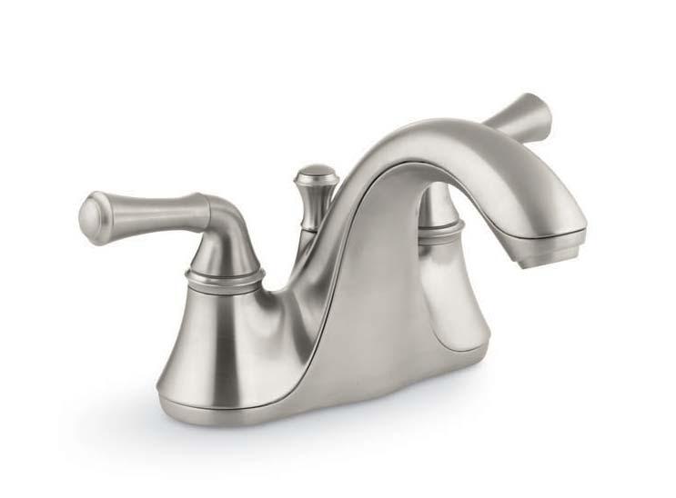 64 Bathroom Forté Traditional Forté Traditional Centerset Sink Faucet K-10270-4A-BN Forté faucets and accessories have an irresistible allure for the admirer of classic décor.