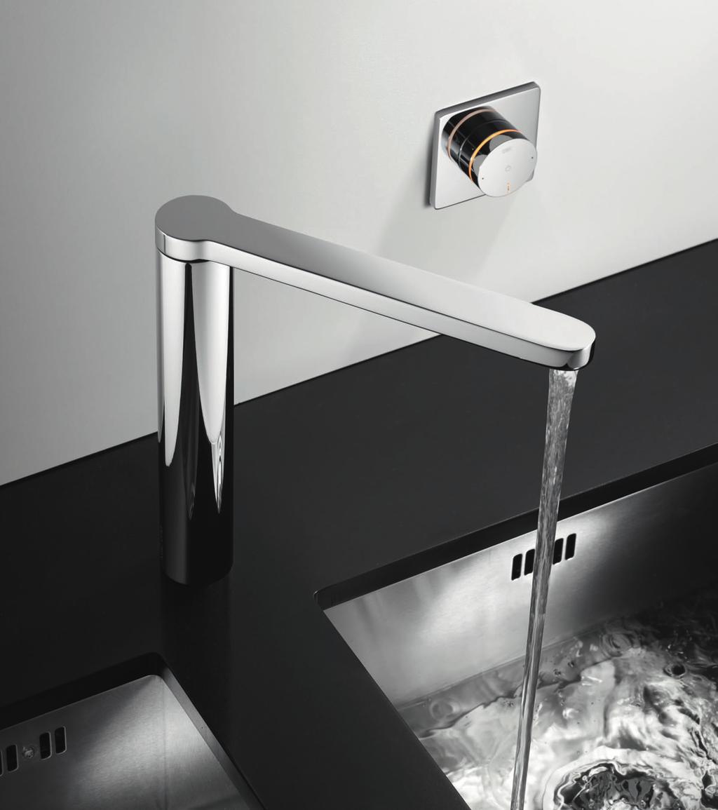 Extended guarantee KWC is extending its standard guarantee for all faucets from the KWC ONO touch light PRO range by an additional two years.