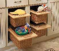 Pull Out Filler Storage Block 0 Base with Wicker Basket Storage Block 4095 All