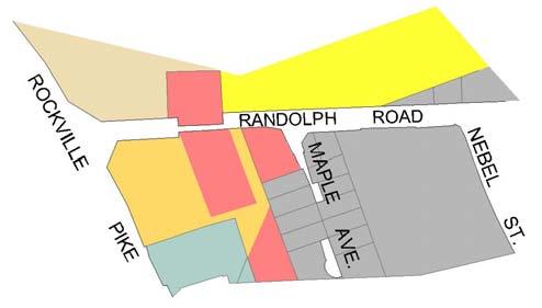 Figure 31 Existing Zoning Confirm the O-M, R-200, and RMX/3C zoned properties.