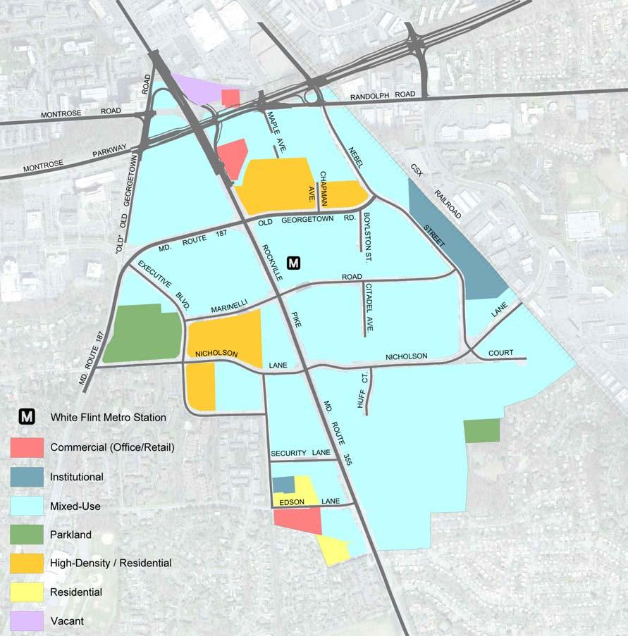 This Plan recommends using the Commercial/Residential (CR) Zone, which promotes mixed commercial and residential uses at varying densities to provide sustainable development where people can live,