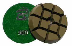 MUSTARD Description Description 3" Resin pad, Polaris pattern, Velcro backing 50FP3GIVP100 3" Resin pad,