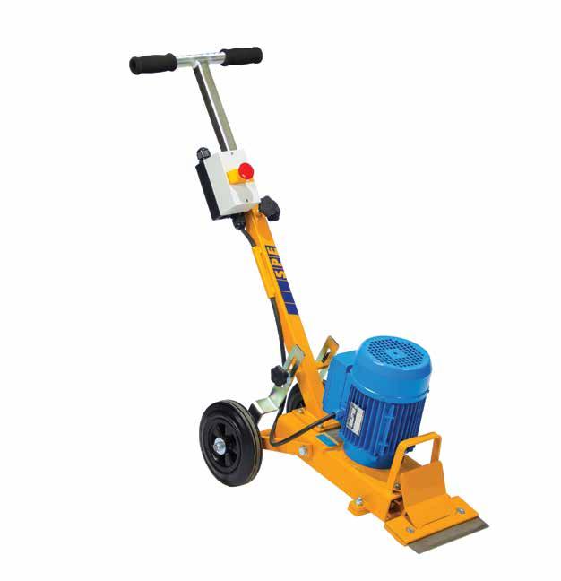 MS230 WALKBEHIND FLOOR SCRAPER VERSATILE SCRAPER FOR SMALL AREAS AND TIGHT SPACES FEATURES Type Part Number Power