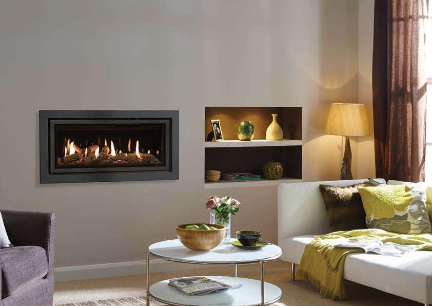 Conventional Flue Studio Fuel Effects The fuel effects in each Studio fire are designed to create a stunning centrepiece, whether you choose the traditional ambience of the log