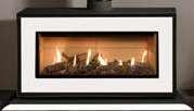 Balanced Flue Frame Options STUDIO BALANCED FLUE Studio fires have many frame options available, including a number of different styles in steel or glass, as well as various colours and finishes.