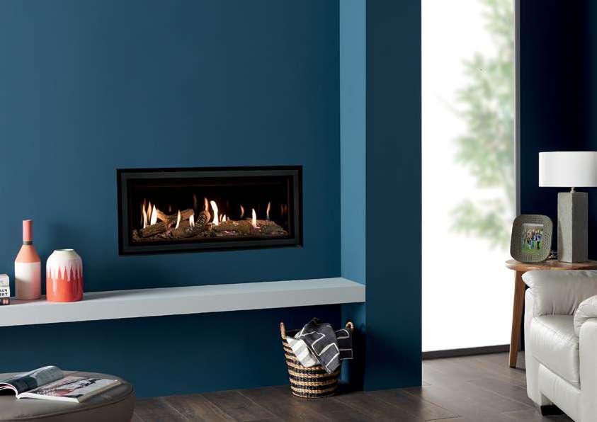 Balanced Flue Lining Options Balanced Flue Studios feature a range of stylish lining options which can transform the flame visuals and enhance the