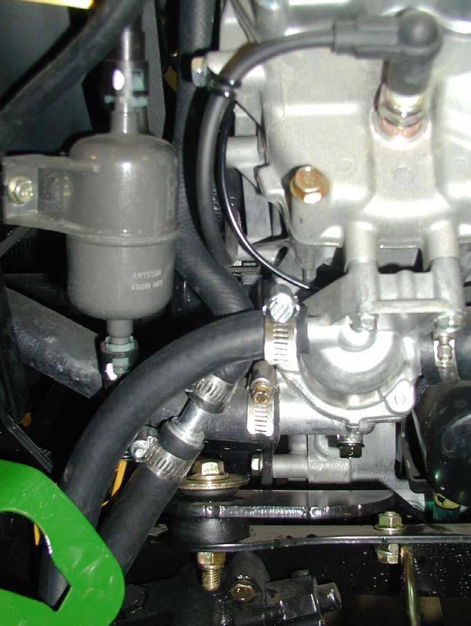 FOR CONNECTING TO GAS ENGINES, FOLLOW STEPS 10-13 (For Diesel engines skip to step 14); 10. Locate the ½ bypass hose that is located behind the engine s thermostat area (Figure 3).