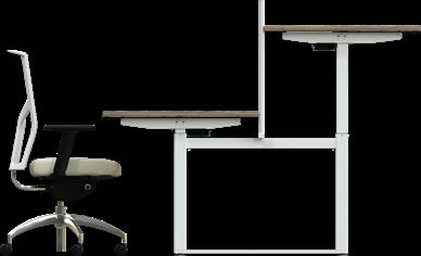 drawers and wide tray drawers HiRise corner desks and conference tables also available.