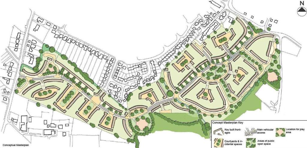 Approved Masterplan Our current masterplan has been closely informed by the approved Masterplan as shown below.