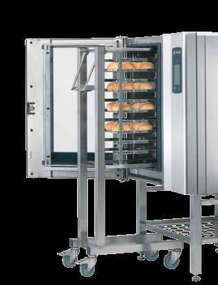 Easy transport with trolleys for racks To improve the work flow in the kitchen, we recommend the use of HOUNÖ s trolleys for transporting