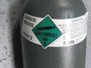 Dioxide (CO2) gas bottle (Airgas