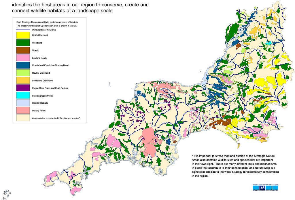 Figure 2 South West Nature Map Crown