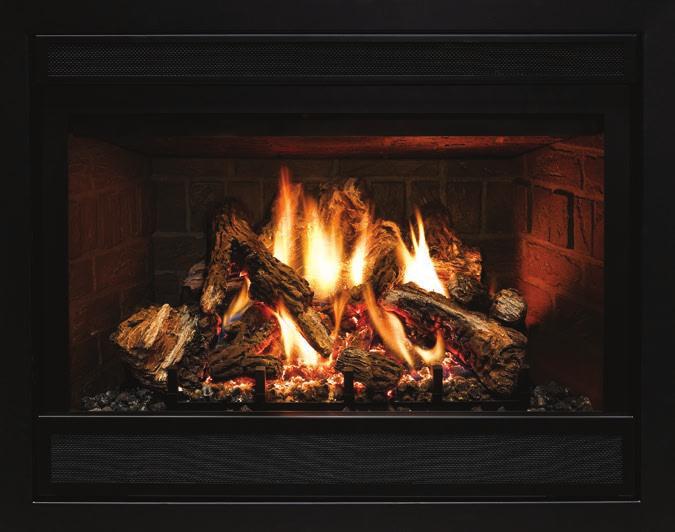 Mendota DXV Direct Vent Gas Fireplace Specifications BurnGreen means burning smarter, giving you choices to conserve fuel and help the environment.