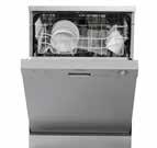 Consumption Adjustable Top Basket Overflow & Leakage Protection Rinse Aid & Salt Indicators A+AB Rated RRP: 349 Code: DF61 60CM SEMI INTEGRATED DISHWASHER 5 Programmes 12 Place Settings Max Noise