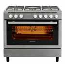 CSE514WH RRP: 309 Code: CSG51LPGWH RRP: 339 Code: CTG51WH RRP: 399 RRP: 409 Code: CTG51LPGWH Code: CTG51LPGBK 50CM ELECTRIC COOKER Electric Twin Cavity Fan in Main Oven, Grill in Top Main Oven