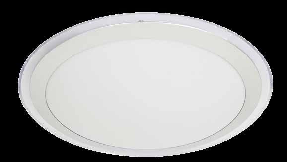chrome.. lux ilboa 6 watt wall light in white.