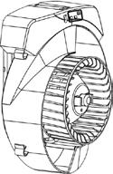 INSTALLATION INSTRUCTIONS Cable gland NO CABLES Avoid cable entry into shaded areas FILTERLESS INFINITY FAN 10. Fix front cover (Fig.1). Ensure that the pullcord nestles into groove. N.B. Fan will not operate unless front cover is in position.