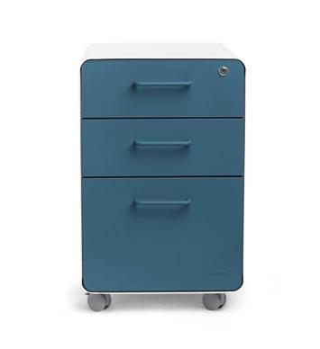 Stow 3-Drawer File Cabinet Made in Your Shade Our Stow 3-Drawer File