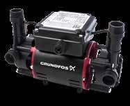 8 GRUNDFOS SHOWERPUMPS 400 POINTS 400 POINTS SURREY & YORK FLANGES Considered an industry standard, the Surrey flange is designed to provide an independent hot water supply as well as dramatically