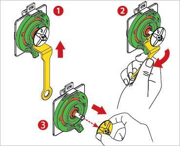 Use the included tool to remove the whipper.