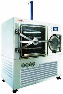 Pilot freeze dryer is with rack heating programmable function and memory freeze-drying curve which